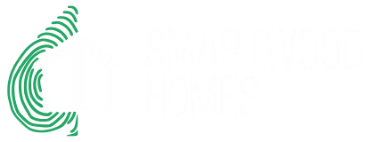 Smartwood Homes – logo firmy budującej mobilne domki z drewna