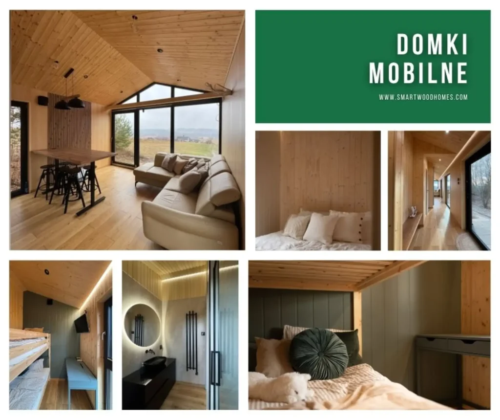 Wnętrze domków mobilnych SMARTWOODHOMES